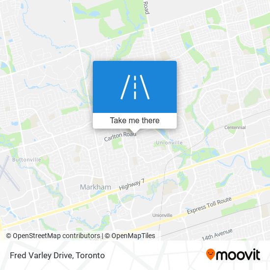 Fred Varley Drive map