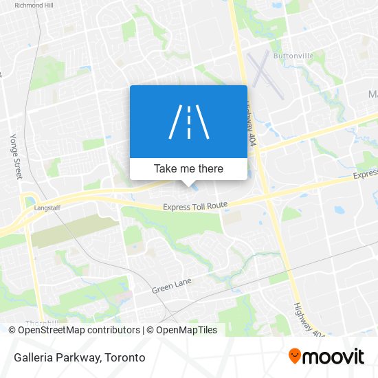 Galleria Parkway map