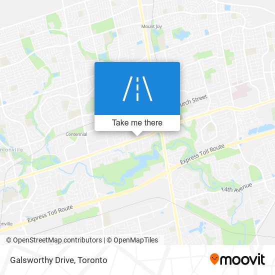 Galsworthy Drive map