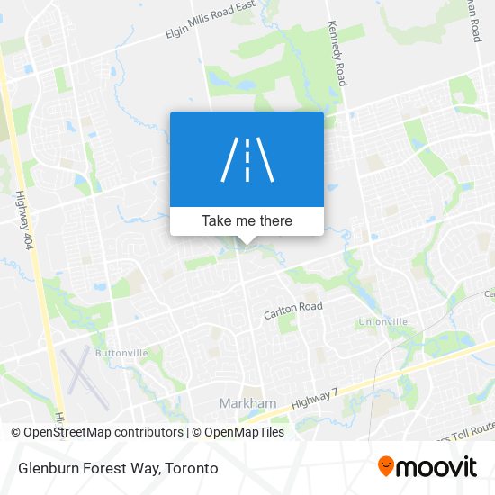 Glenburn Forest Way map