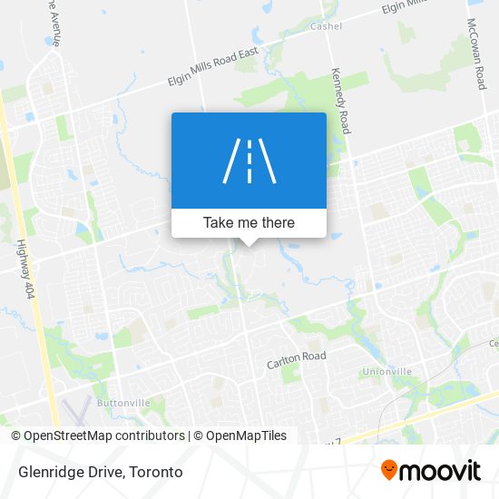 Glenridge Drive map