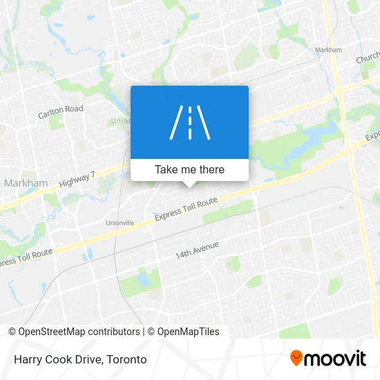 Harry Cook Drive map