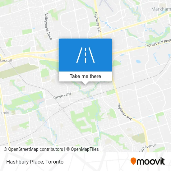 Hashbury Place map