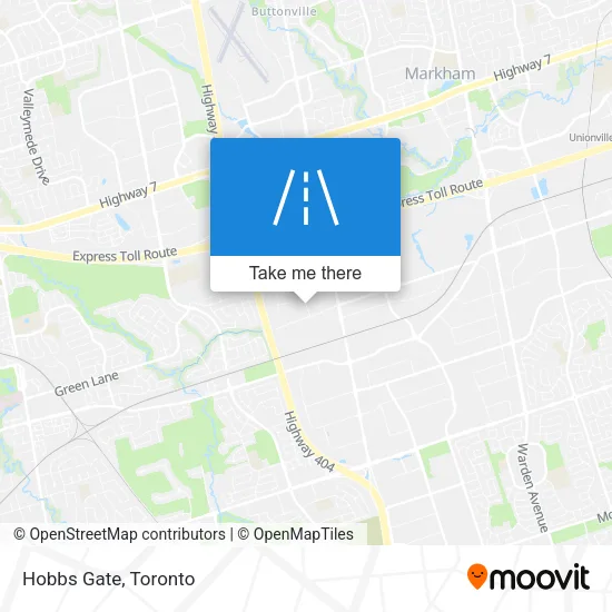 Hobbs Gate map