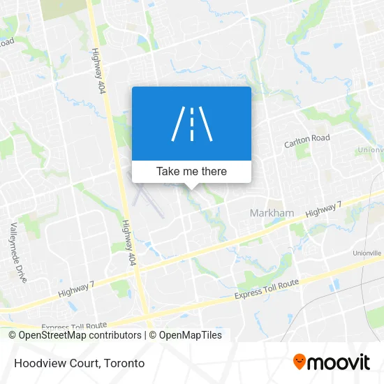 Hoodview Court map