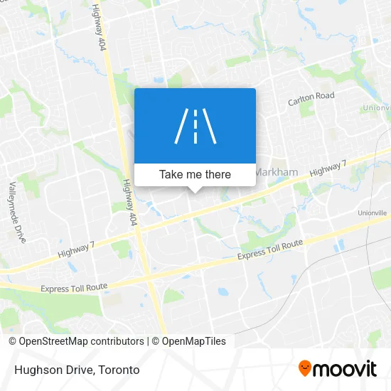 Hughson Drive map