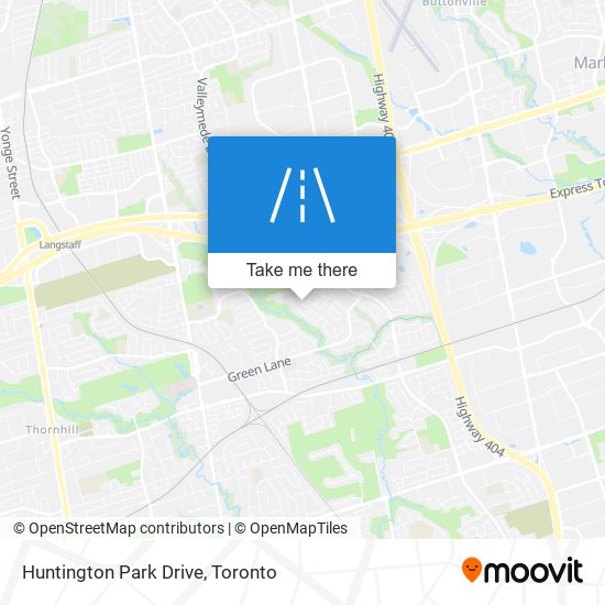 Huntington Park Drive map