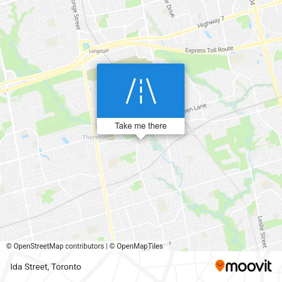 Ida Street map