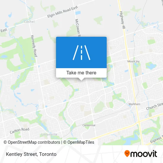 Kentley Street map