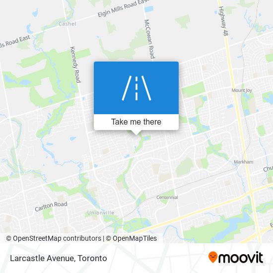 Larcastle Avenue map