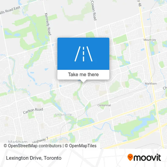 Lexington Drive map