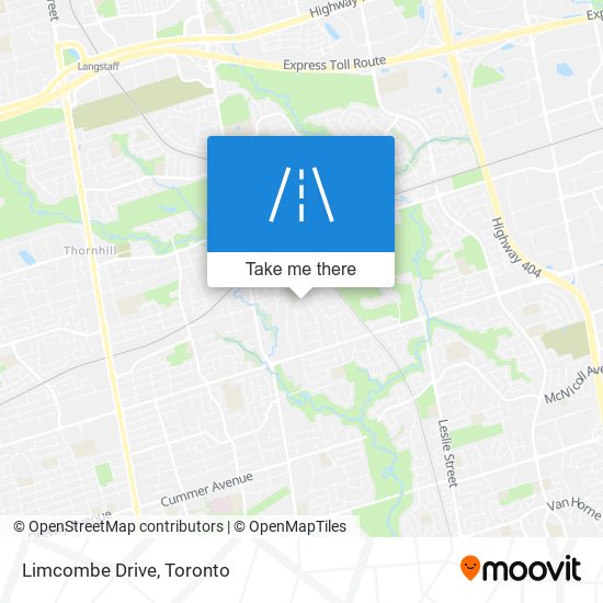 Limcombe Drive map