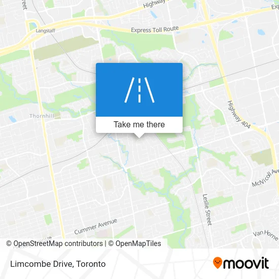 Limcombe Drive map