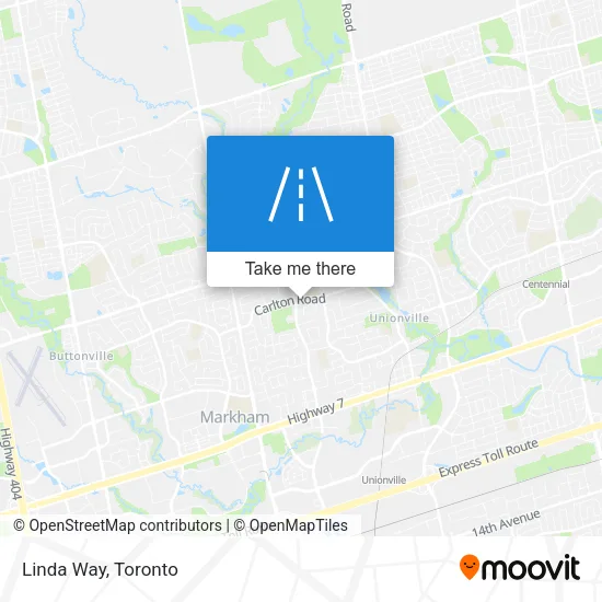 Linda Way map