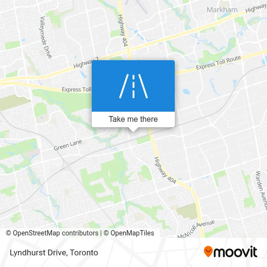 Lyndhurst Drive map