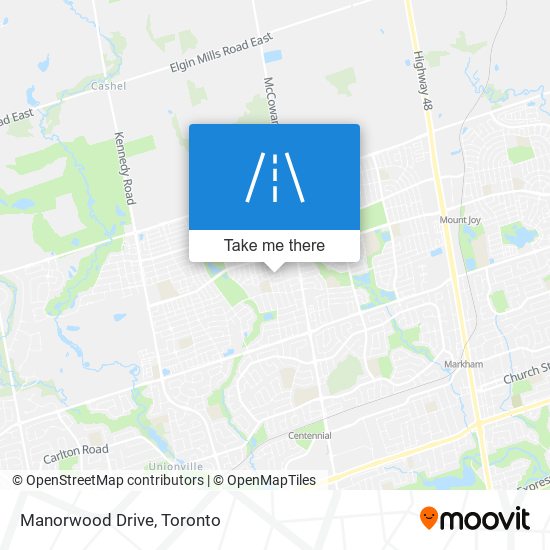 Manorwood Drive map