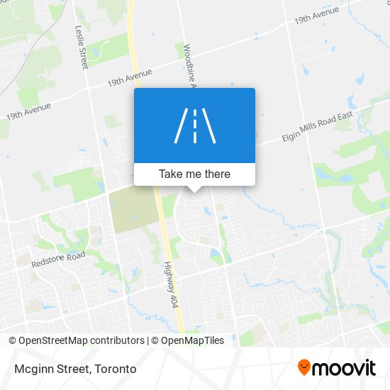 Mcginn Street map