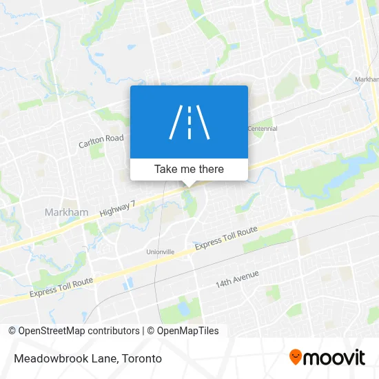 Meadowbrook Lane map