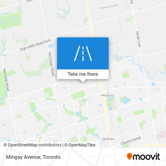 Mingay Avenue map