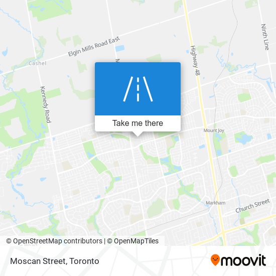 Moscan Street map