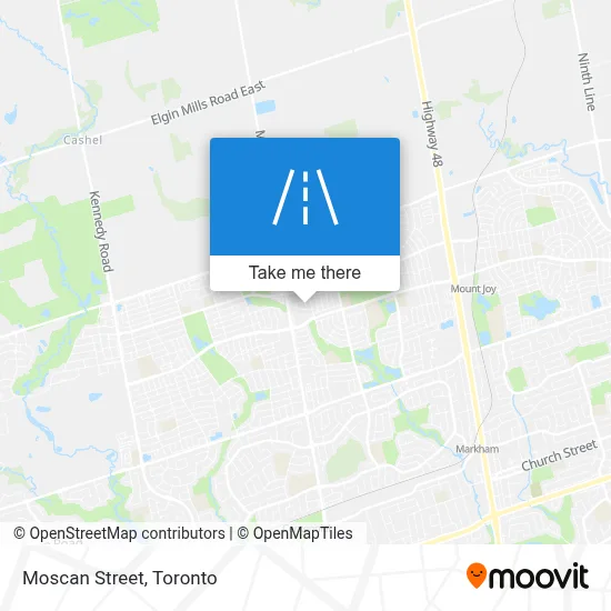 Moscan Street map