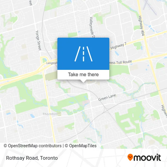 Rothsay Road map