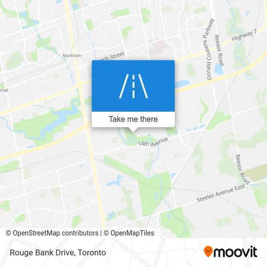 Rouge Bank Drive map