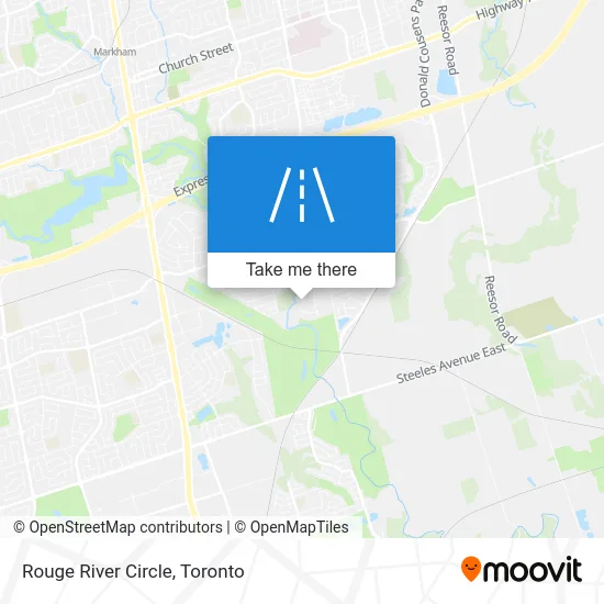 Rouge River Circle map