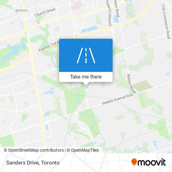 Sanders Drive map