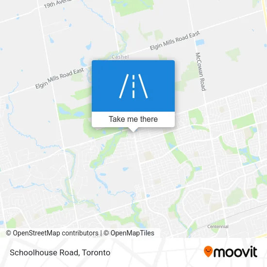 Schoolhouse Road map
