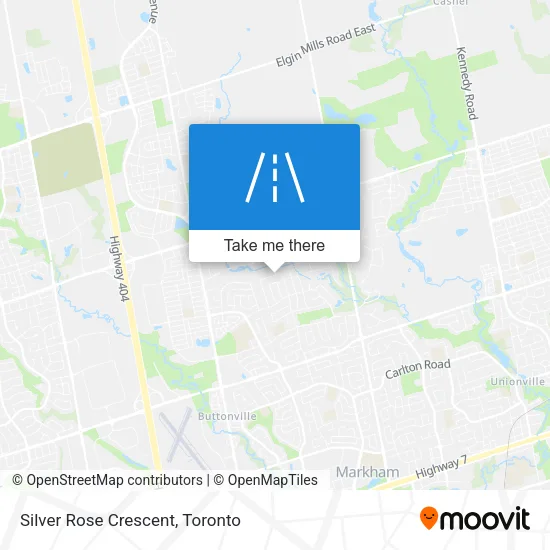 Silver Rose Crescent map