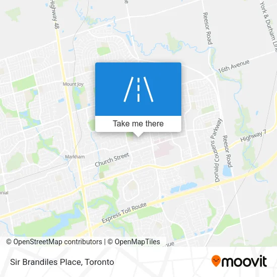 Sir Brandiles Place map