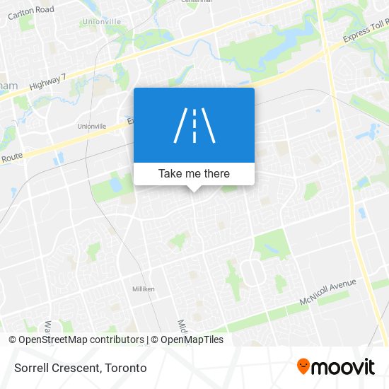 Sorrell Crescent map