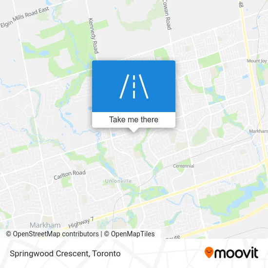 Springwood Crescent map