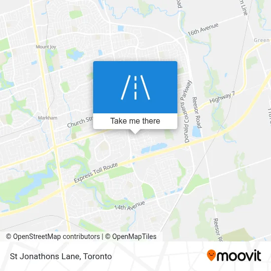 St Jonathons Lane map