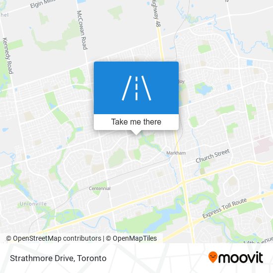 Strathmore Drive map