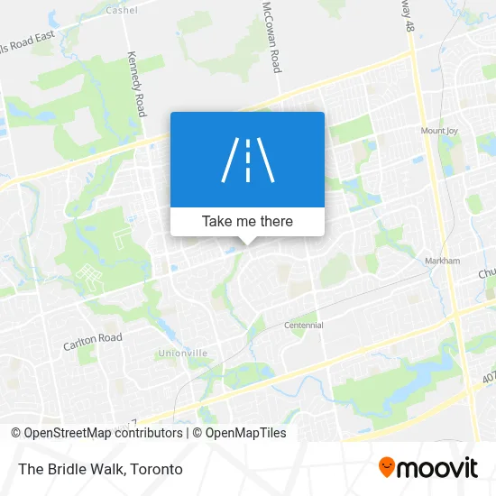 The Bridle Walk map