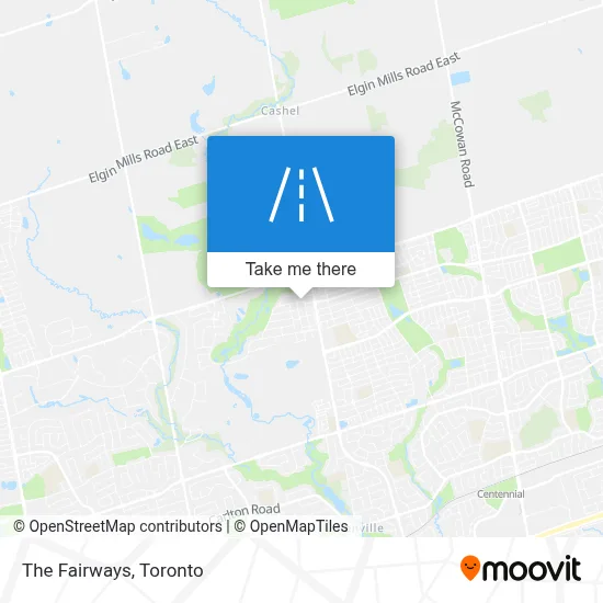 The Fairways map