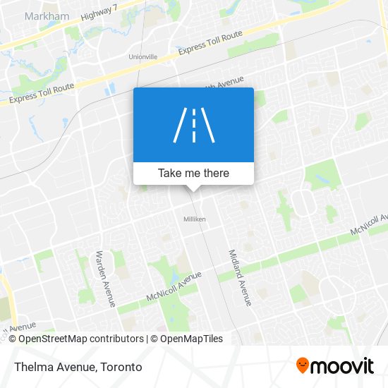 Thelma Avenue map