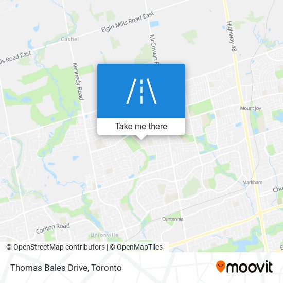 Thomas Bales Drive map