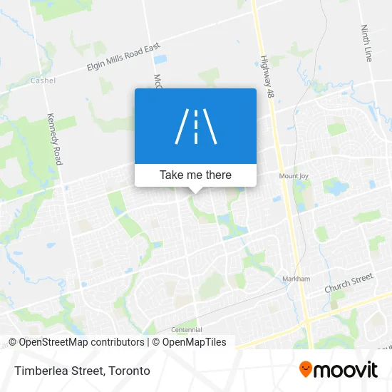 Timberlea Street map