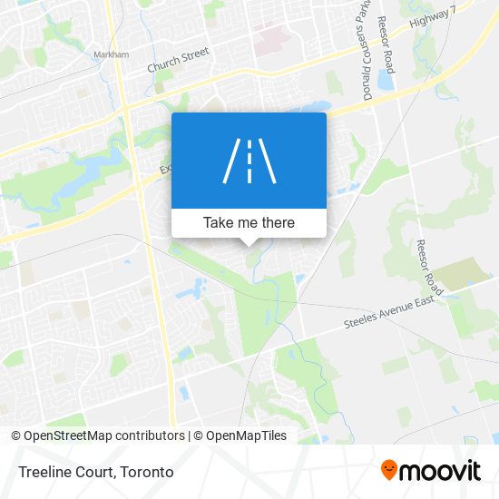 Treeline Court map