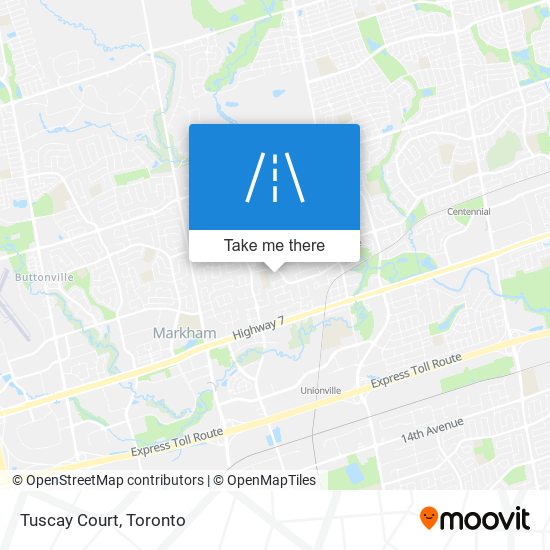 Tuscay Court map