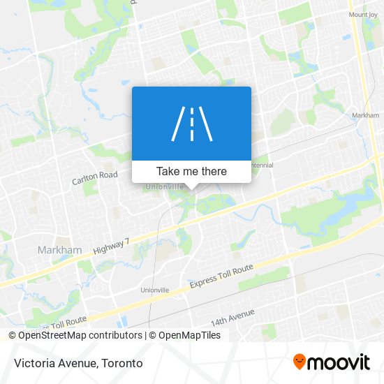 Victoria Avenue map