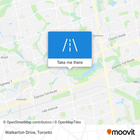 Walkerton Drive map