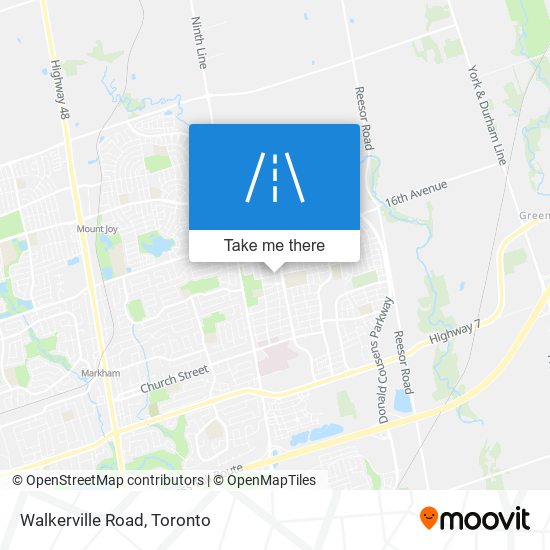 Walkerville Road map