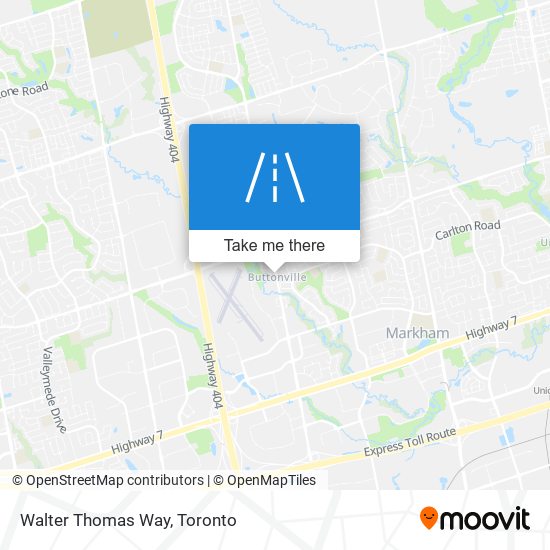 Walter Thomas Way map