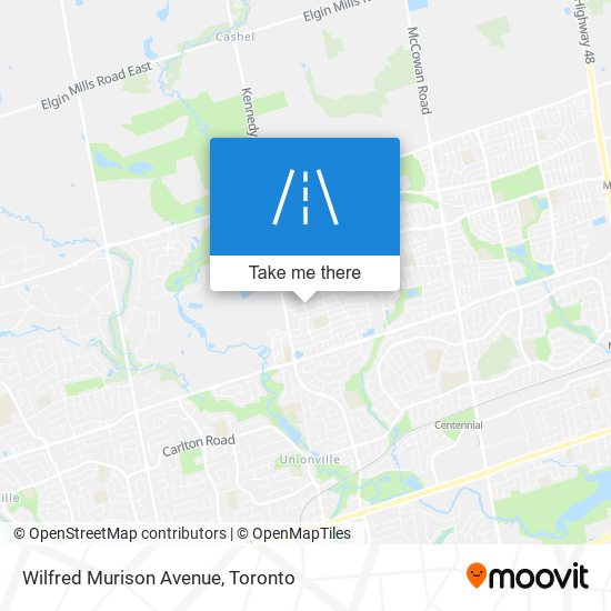 Wilfred Murison Avenue map