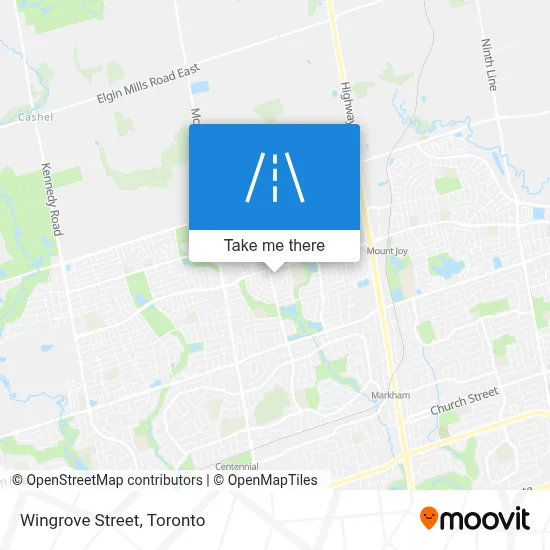 Wingrove Street map