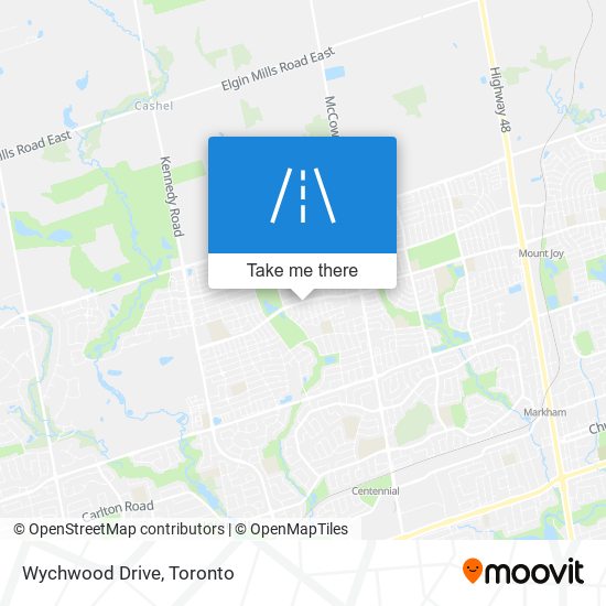 Wychwood Drive map